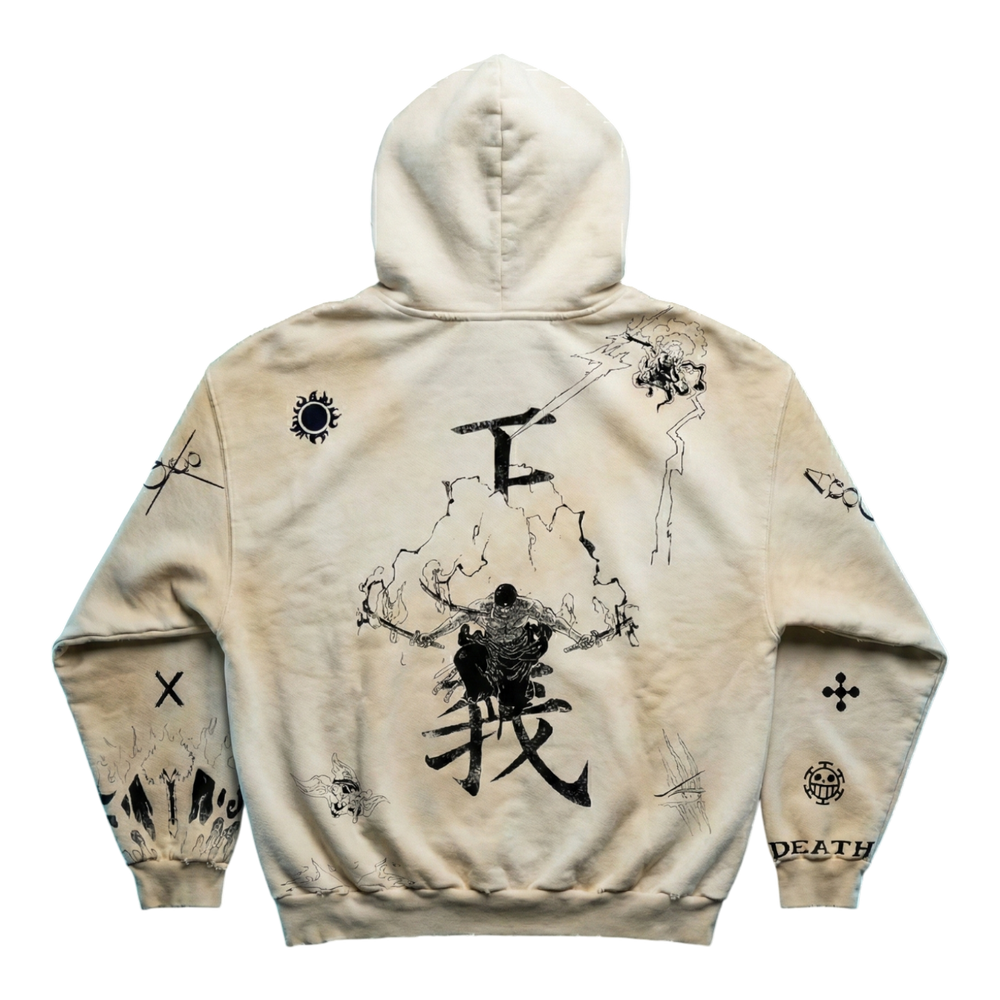 "SUN GOD" TATTOO HOODIE