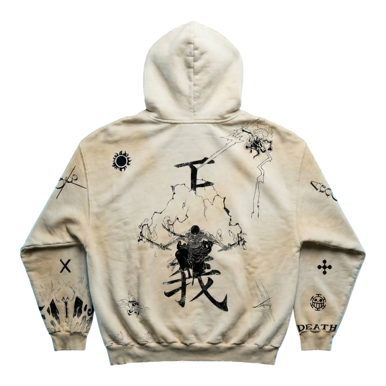 "SUN GOD" TATTOO HOODIE