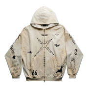 "SUN GOD" TATTOO HOODIE