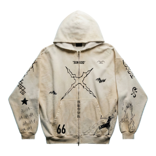 "SUN GOD" TATTOO HOODIE
