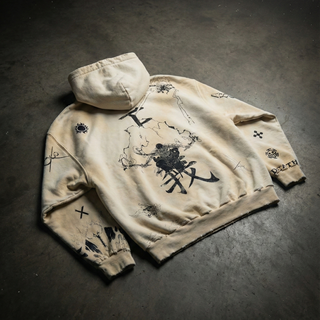 "SUN GOD" TATTOO HOODIE